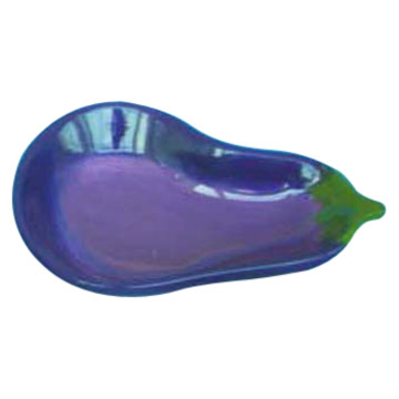 Eggplant Shape Ceramic Dishes